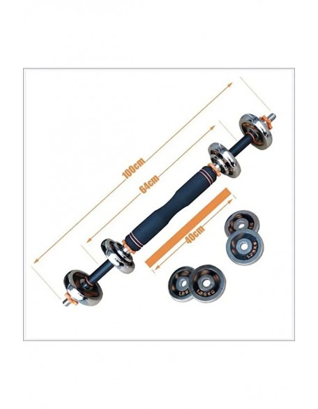 30 Kg Döküm Plaka Dambıl Seti 2 İn 1 Dambıl Seti