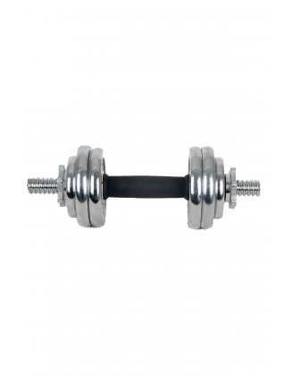 Çantalı Döküm Plaka Dambıl Seti 20 Kg Krom Dumbbell Set