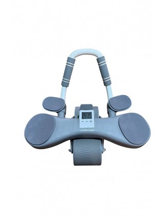 Dijital Ekranlı Çek Bırak Egzersiz Tekeri - Dirsek Destekli Mekik Aleti - Karın Egzersiz Tekerleği