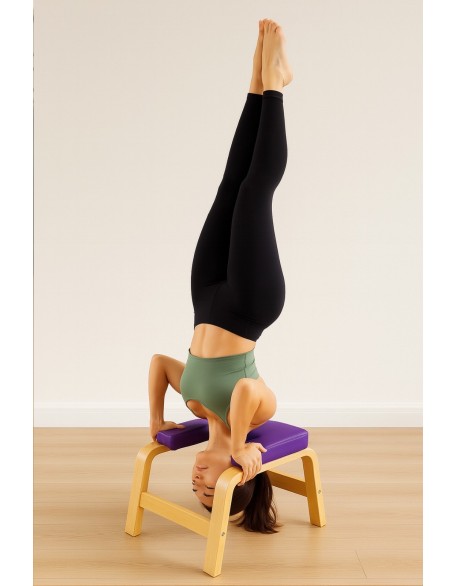 Fonksiyonel Yoga ve Pilates Sehpası Ahşap Headstand Ters Duruş Sehpası