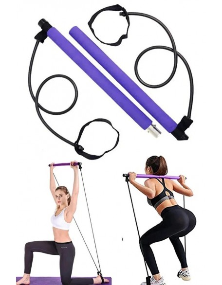 Portable Studio Pilates Jimnastik Egzersiz Çubuğu Pilates Squat Egzersiz Barı