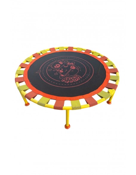 102 cm (40 inç) Katlanabilir Tutunmalı Trambolin – Çocuklar ve Yetişkinler İçin Güvenli Zıplama